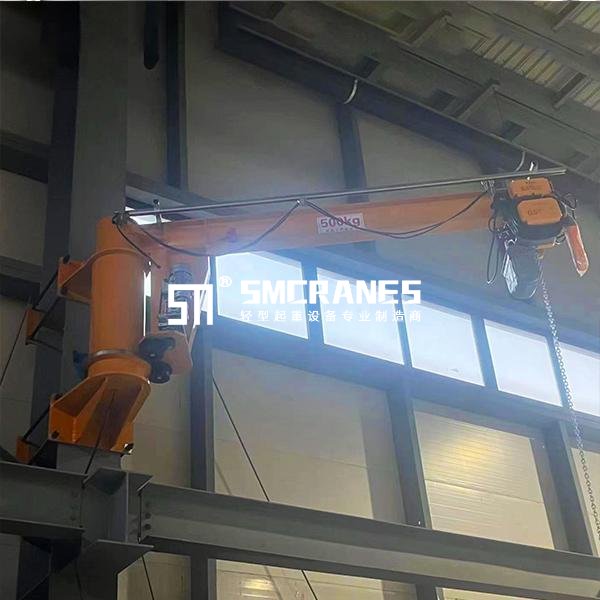 深圳機(jī)加工車間壁掛式懸臂吊使用現(xiàn)場